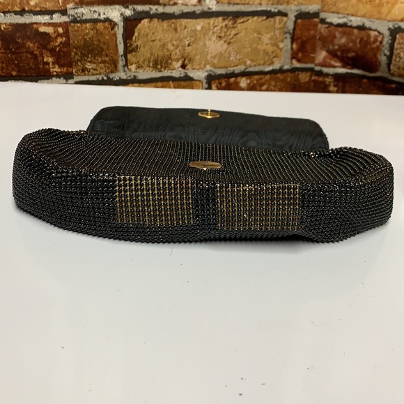 Vintage Whiting and Davis mesh ball clutch purse - Picture 7 of 17